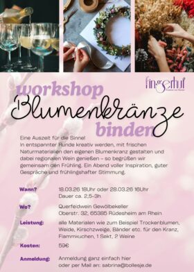 Workshop -Blumenkränze binden